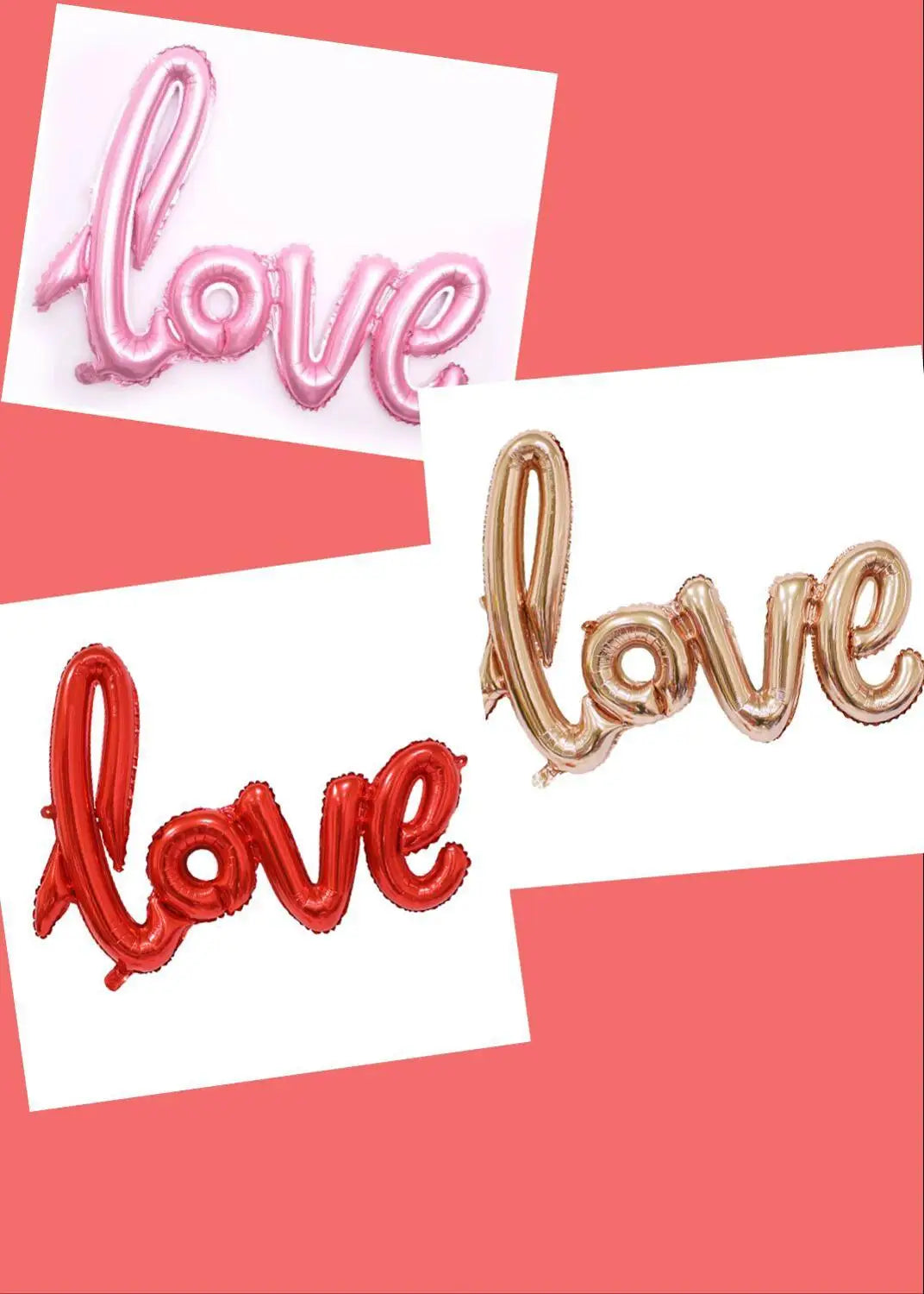 Valentines LOVE Letter Foil Balloon
