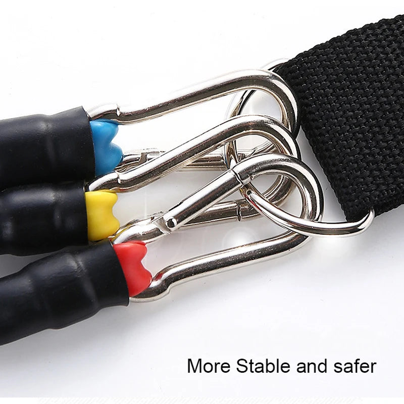 Gym 11 Pcs Resistance Tube Bands Set