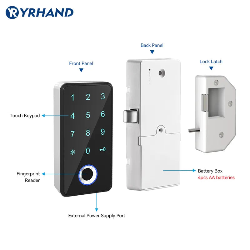 Smart Magnetic Fingerprint Cabinet lock