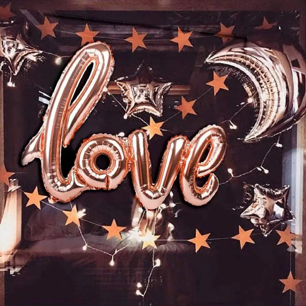 Valentines LOVE Letter Foil Balloon