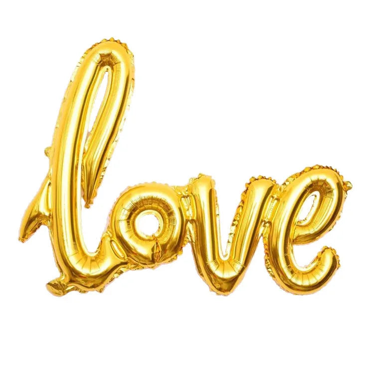 Valentines LOVE Letter Foil Balloon