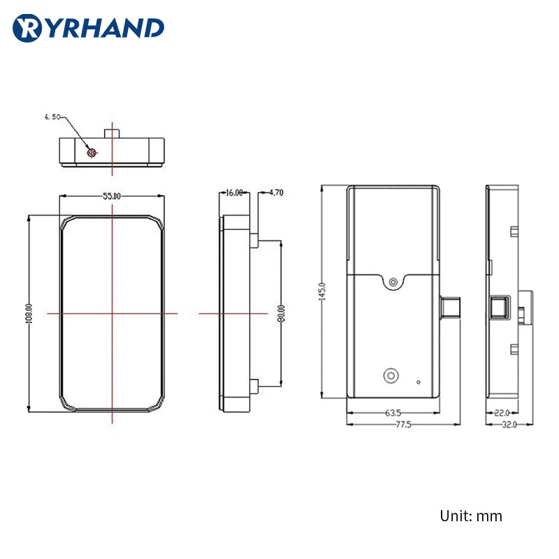 Smart Magnetic Fingerprint Cabinet lock