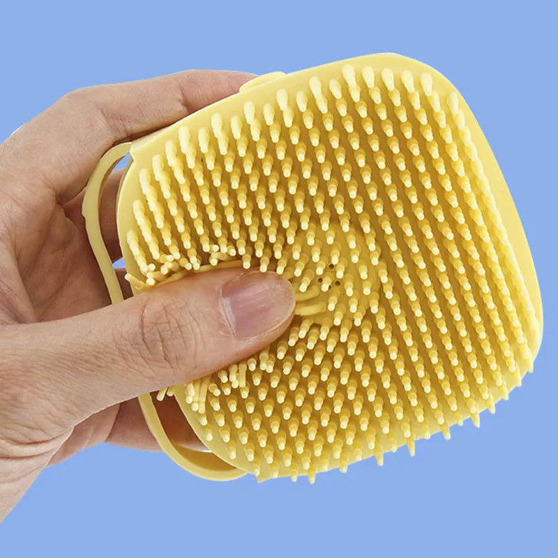 Pet Soft Silicone Bath Brush