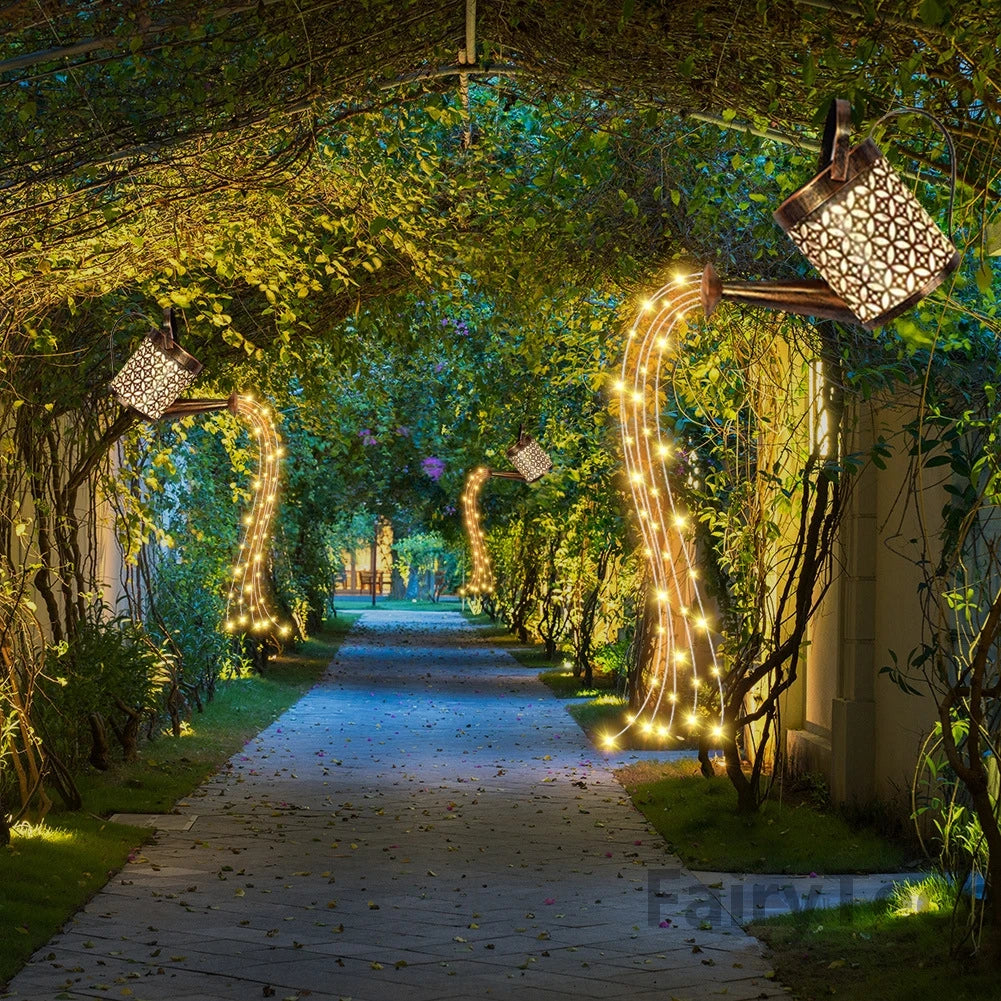 Garden Solar Watering Can Light