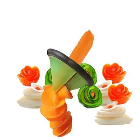 Flower Curler Set Kitchen Pattern Carving Mold Carving Curling Paring Knife Pattern Fancy Fruit Cutting Multi-function