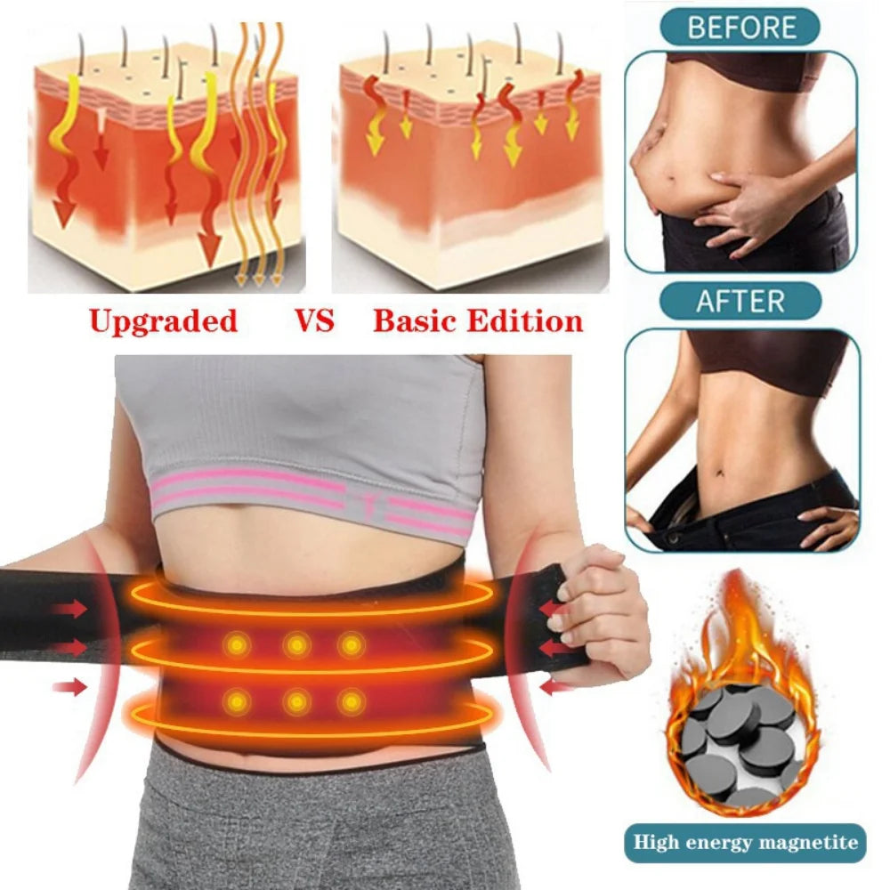 Self-Heating Magnetic Therapy Belt
