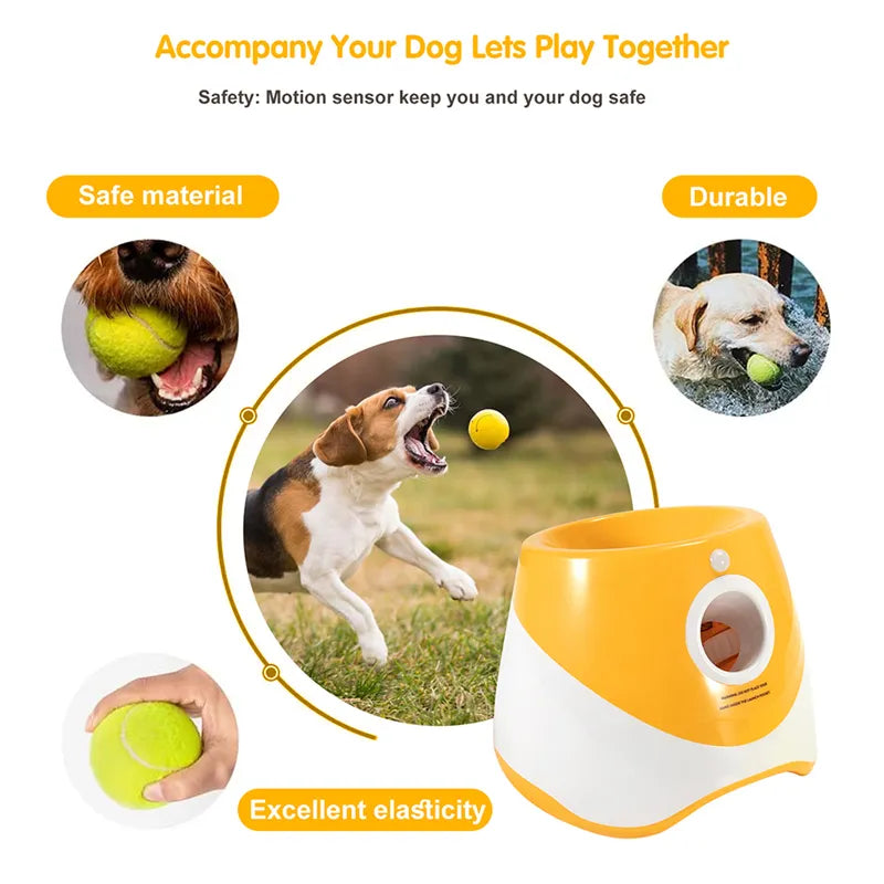 Dog Tennis Launcher Throwing Machine