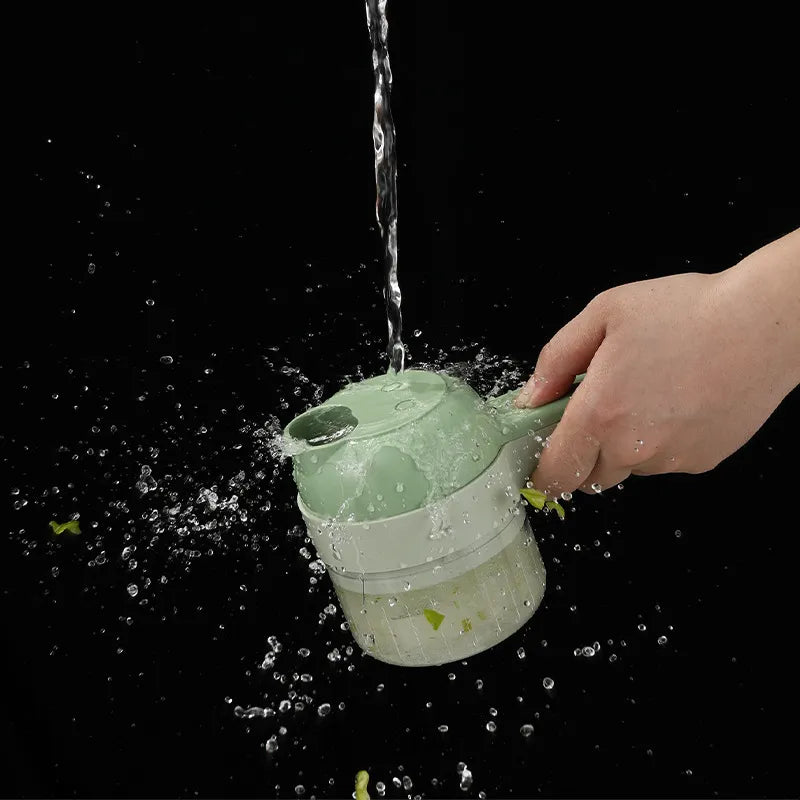 Handheld 4In1 Electric Vegetable Cutter