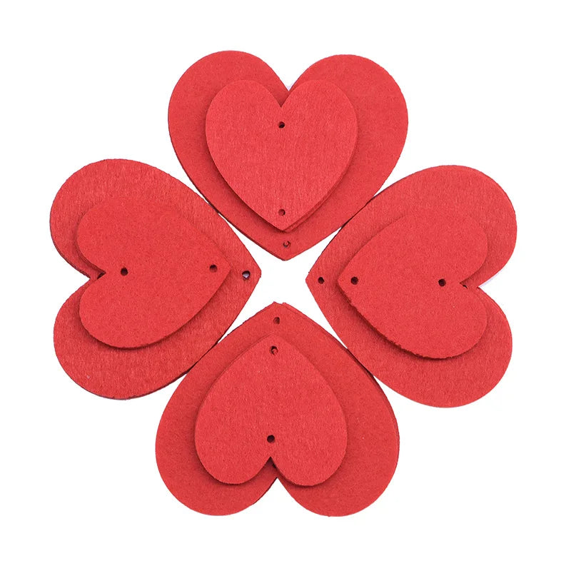 Hearts Felt Hanging String Garland