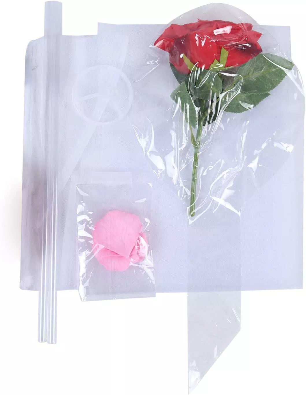 2PCS LED Transparent Luminous Balloons