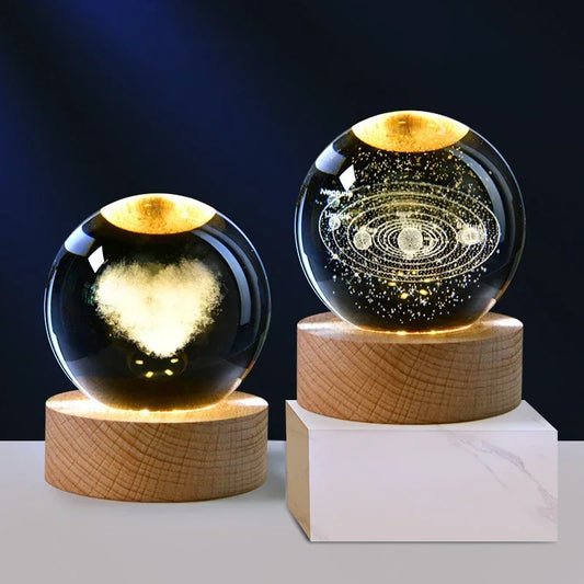 Galaxy Starry Sky Crystal LED  Ball Gift
