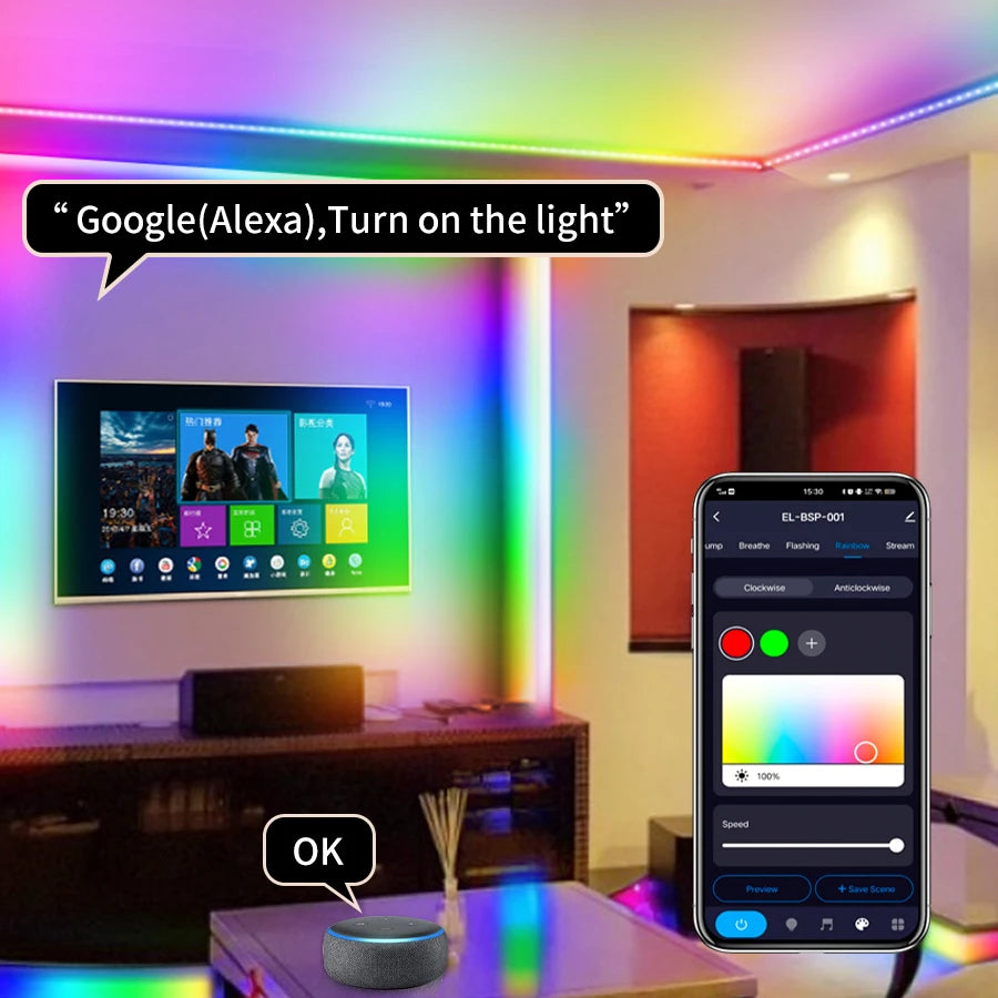 WiFi LED Home Decor Tape Lights