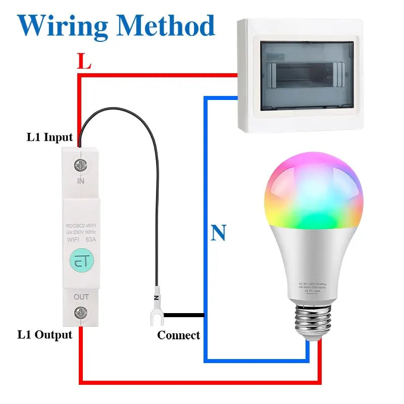 63A WiFi Smart Circuit Breaker