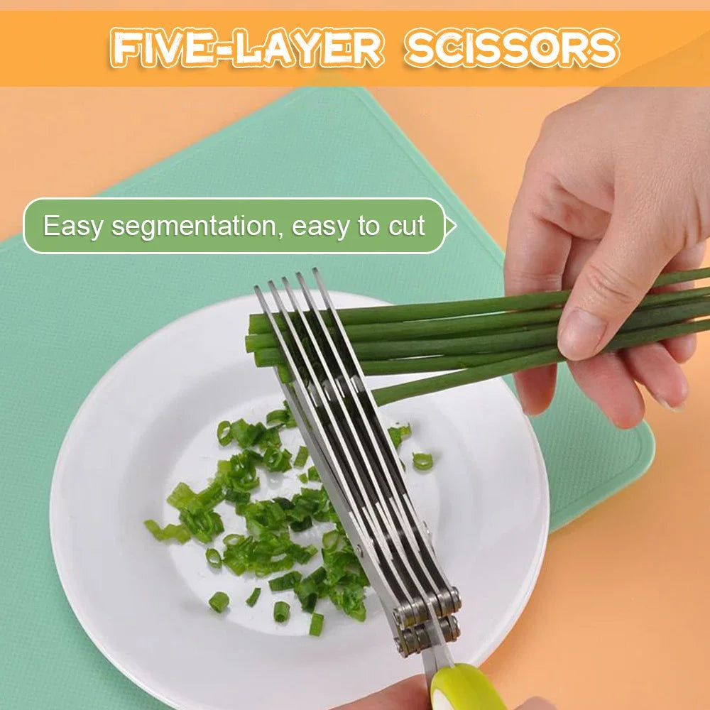 Muti-Layers Vegetable Scissors
