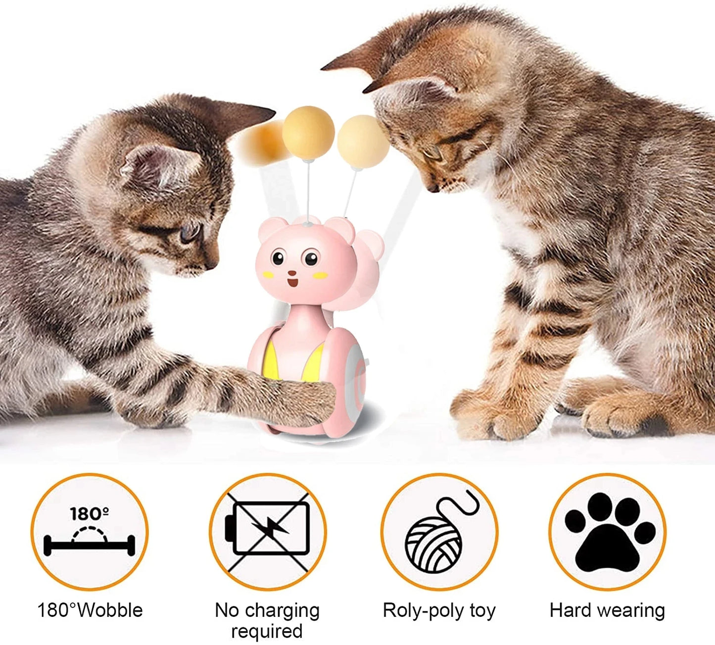 Cat Automatic Tumbler Swing Toys