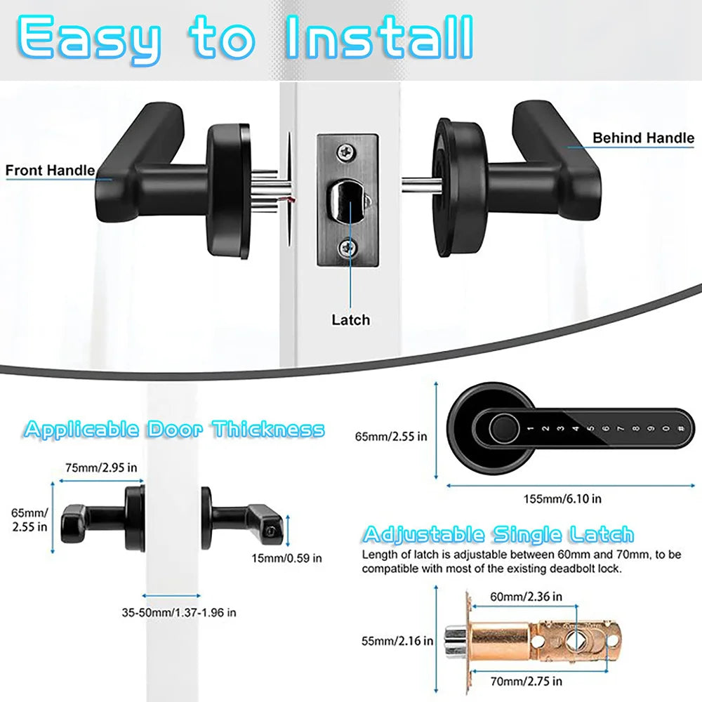 BT Smart Digital Door Lock