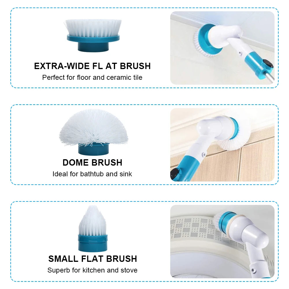 3-in-1 Wireless Electric Cleaning Brush