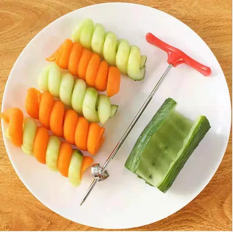 Flower Curler Set Kitchen Pattern Carving Mold Carving Curling Paring Knife Pattern Fancy Fruit Cutting Multi-function