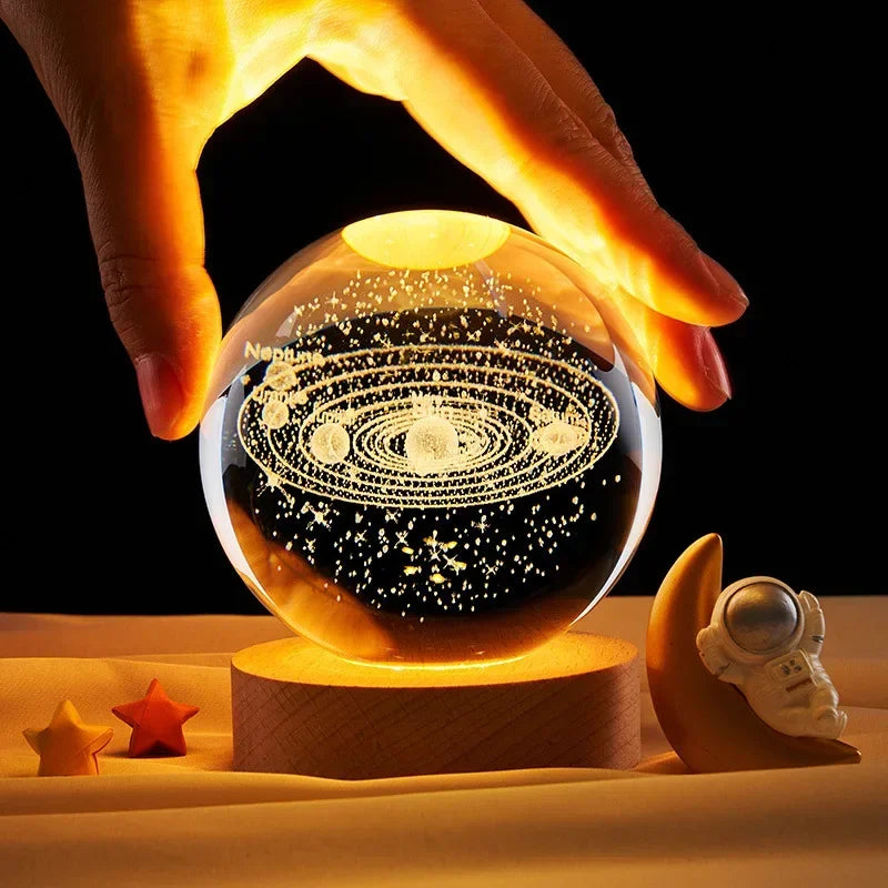 Galaxy Starry Sky Crystal LED  Ball Gift