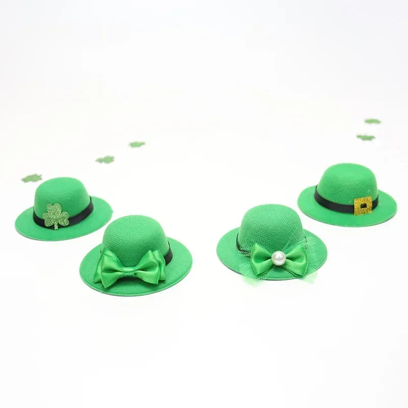 Wine Bottle Decor Clover Hat