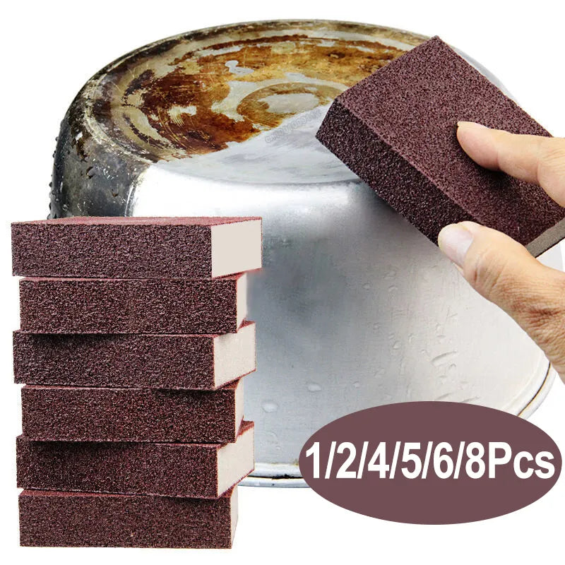 Silicon carbide descaling cleaning brush