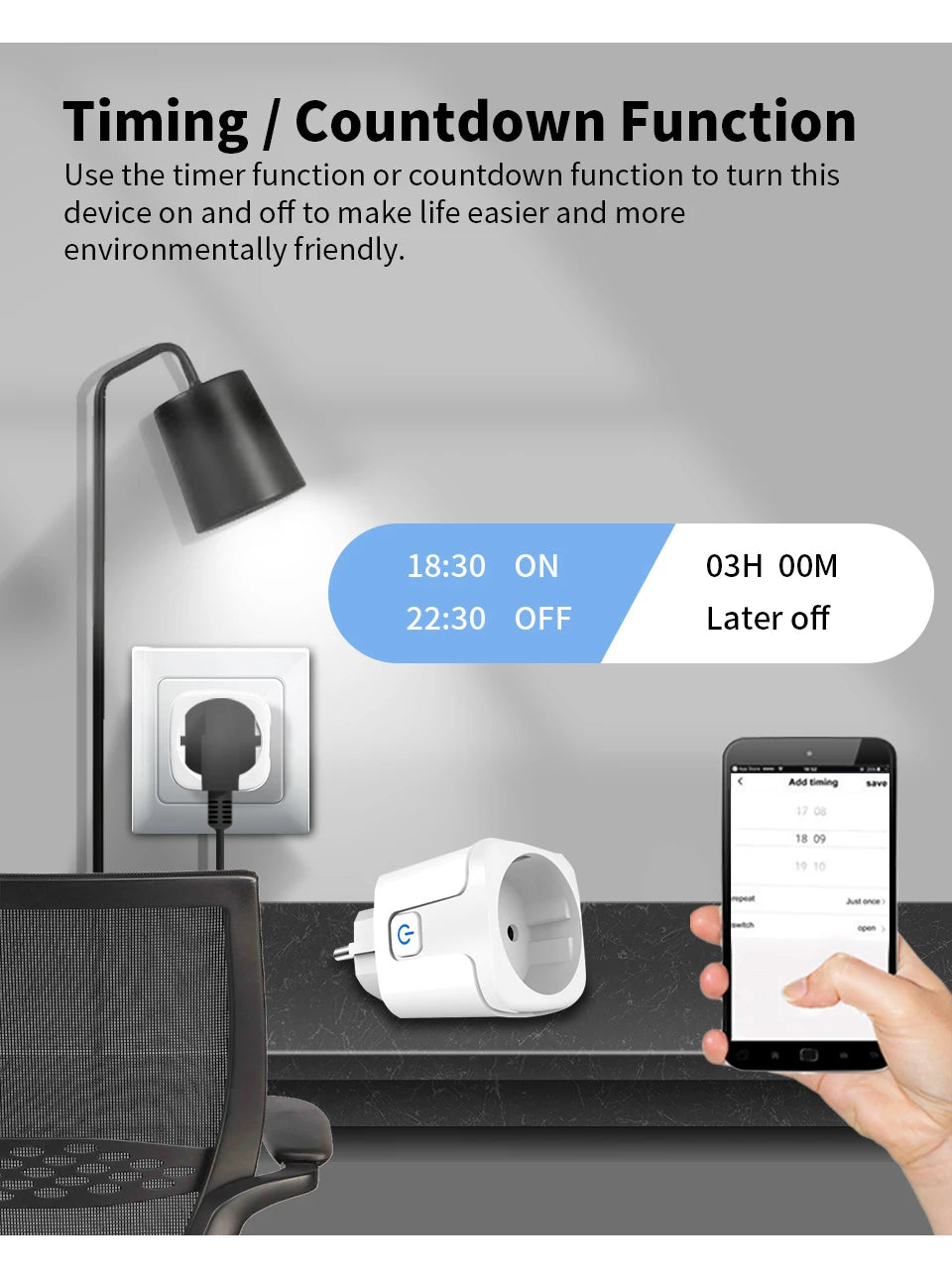 20A EU Smart WiFI Socket Plug