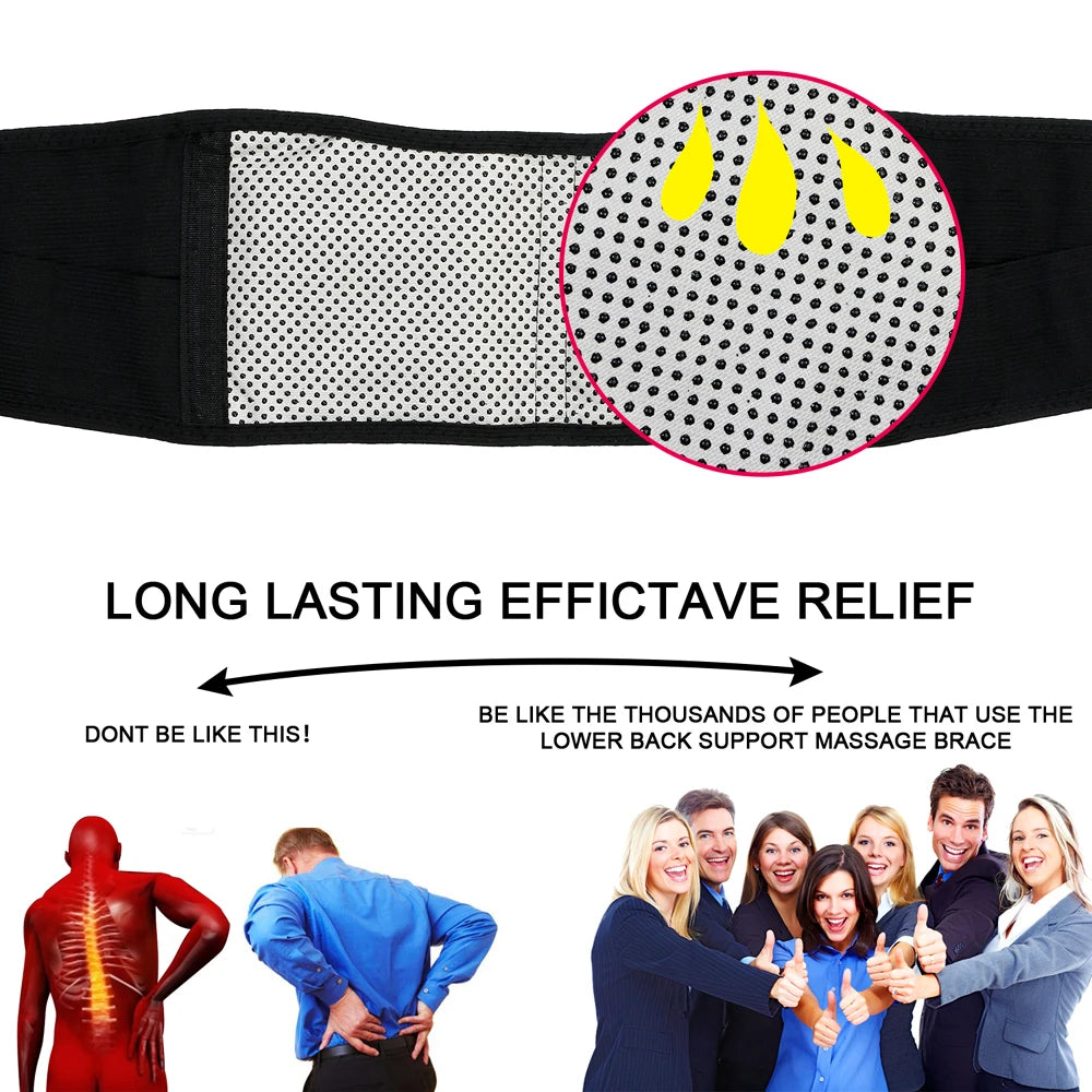 Self-Heating Magnetic Therapy Belt