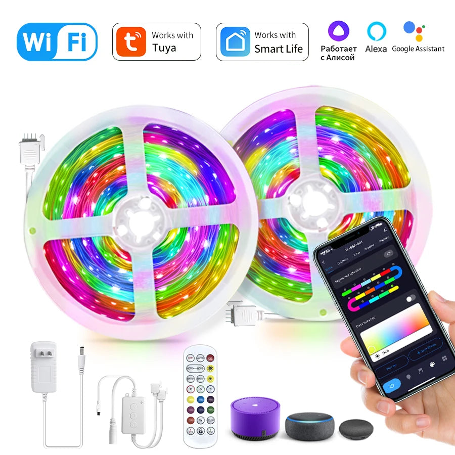 WiFi LED Home Decor Tape Lights