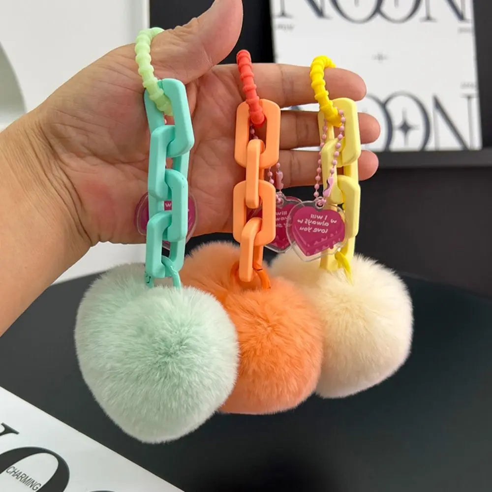 Girl Creative Soft Bag Heart Pendant