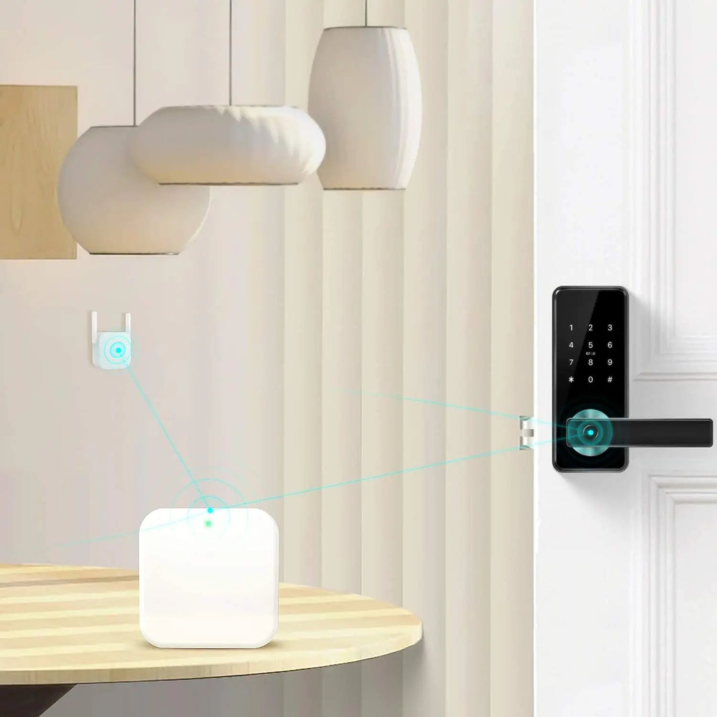 Door Lock Unlock Bluetooth Gateway Hub