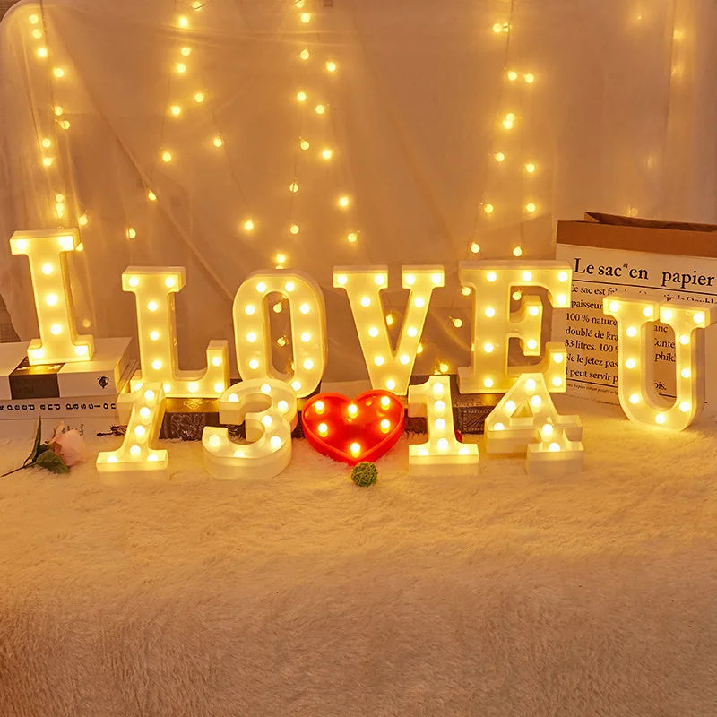 Valentines Day Baby Shower Decoration Light