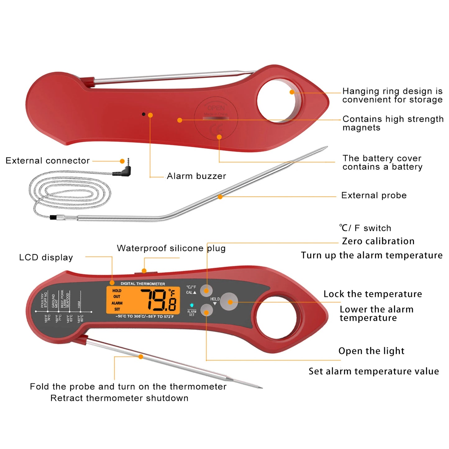 Star Dual Probe Food Thermometer