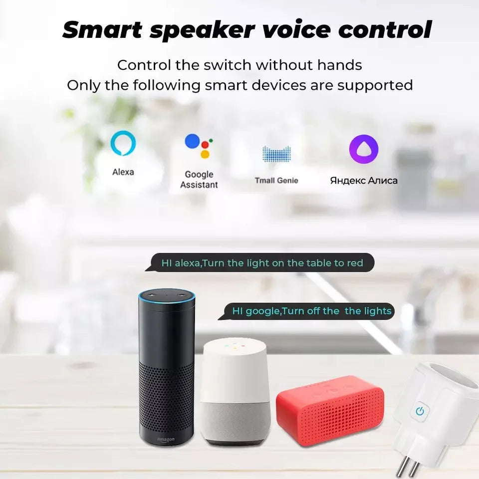20A EU Smart WiFI Socket Plug