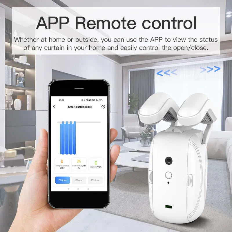 Remote Control Curtains Robot