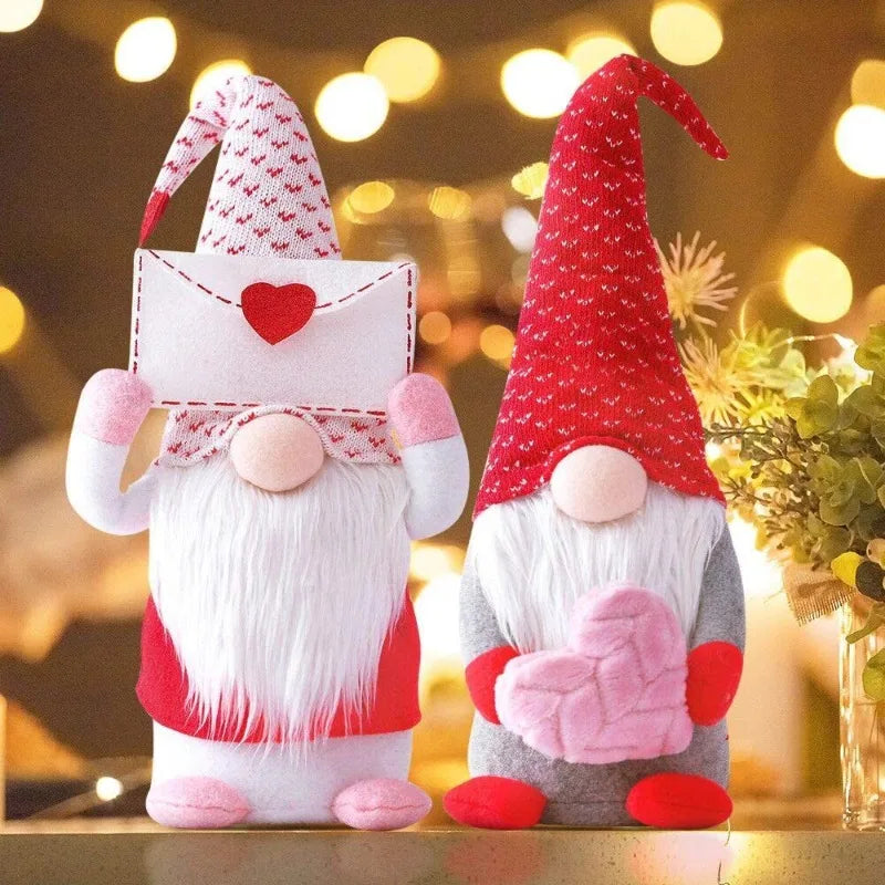 Valentine's Day Window Decoration Doll