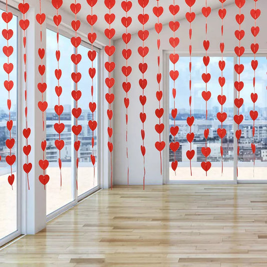 Hearts Felt Hanging String Garland
