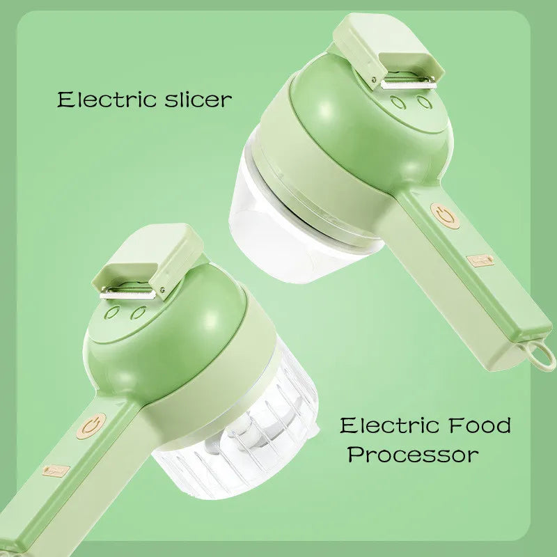 Handheld 4In1 Electric Vegetable Cutter