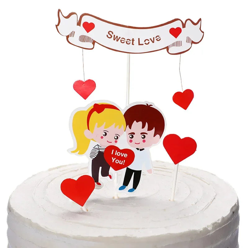 Valentine's Day Cupcake Topper Set