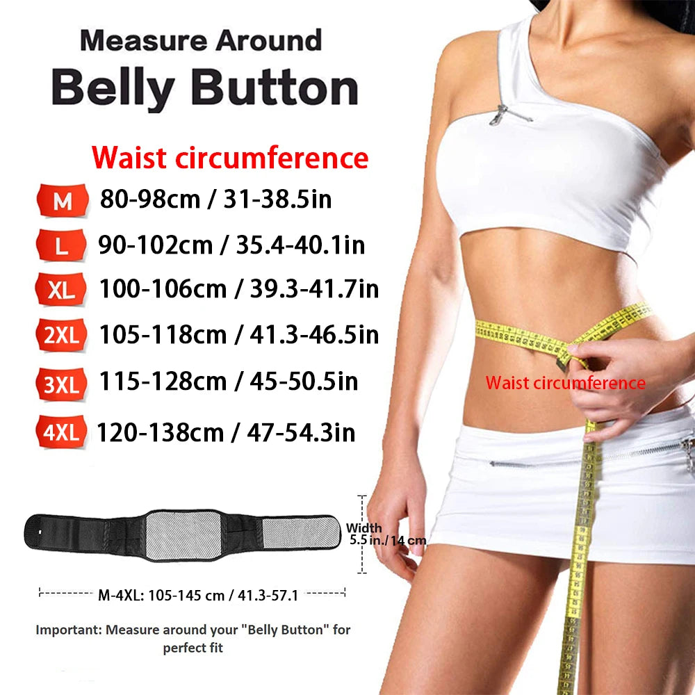 Self-Heating Magnetic Therapy Belt