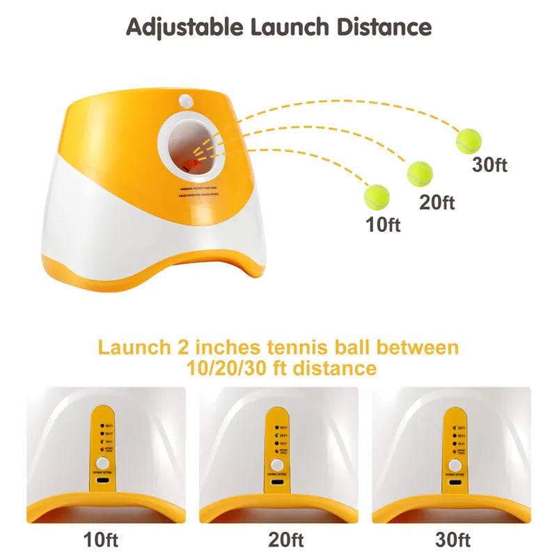 Dog Tennis Launcher Throwing Machine