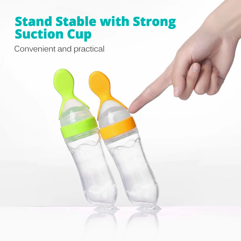 Baby Squeezing Feeding Spoon
