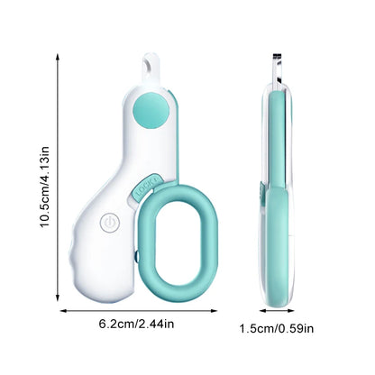 Cat Dog LED Nail Clipper