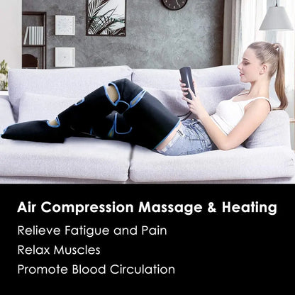 Foot air pressure leg massager