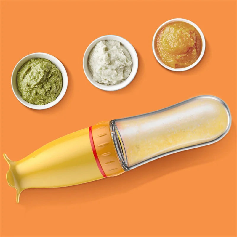 Baby Squeezing Feeding Spoon