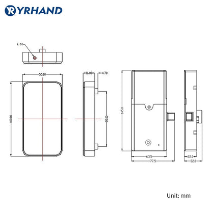 Smart Magnetic Fingerprint Cabinet lock