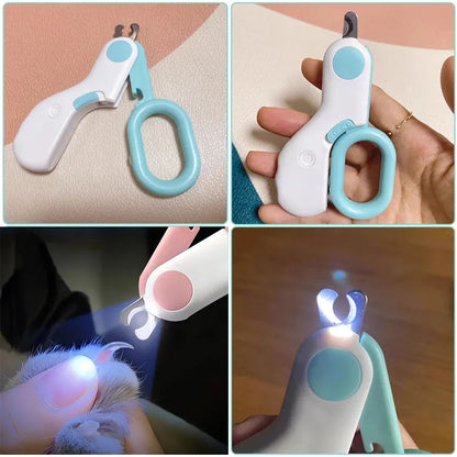 Cat Dog LED Nail Clipper