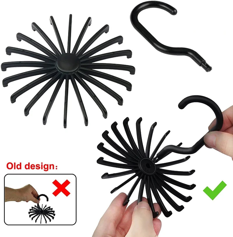 360 Degree Rotating Tie Rack