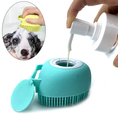 Pet Soft Silicone Bath Brush