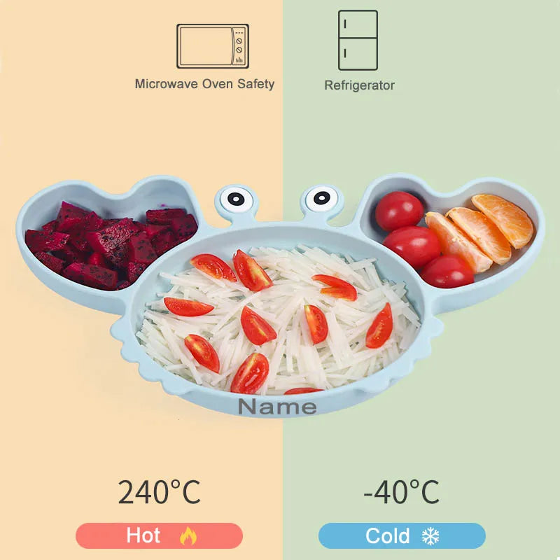 Baby Soft Silicone Sucker Bowl Sets