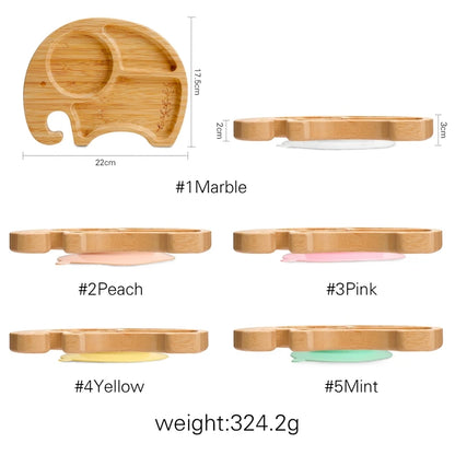 Children Bamboo Tableware Set